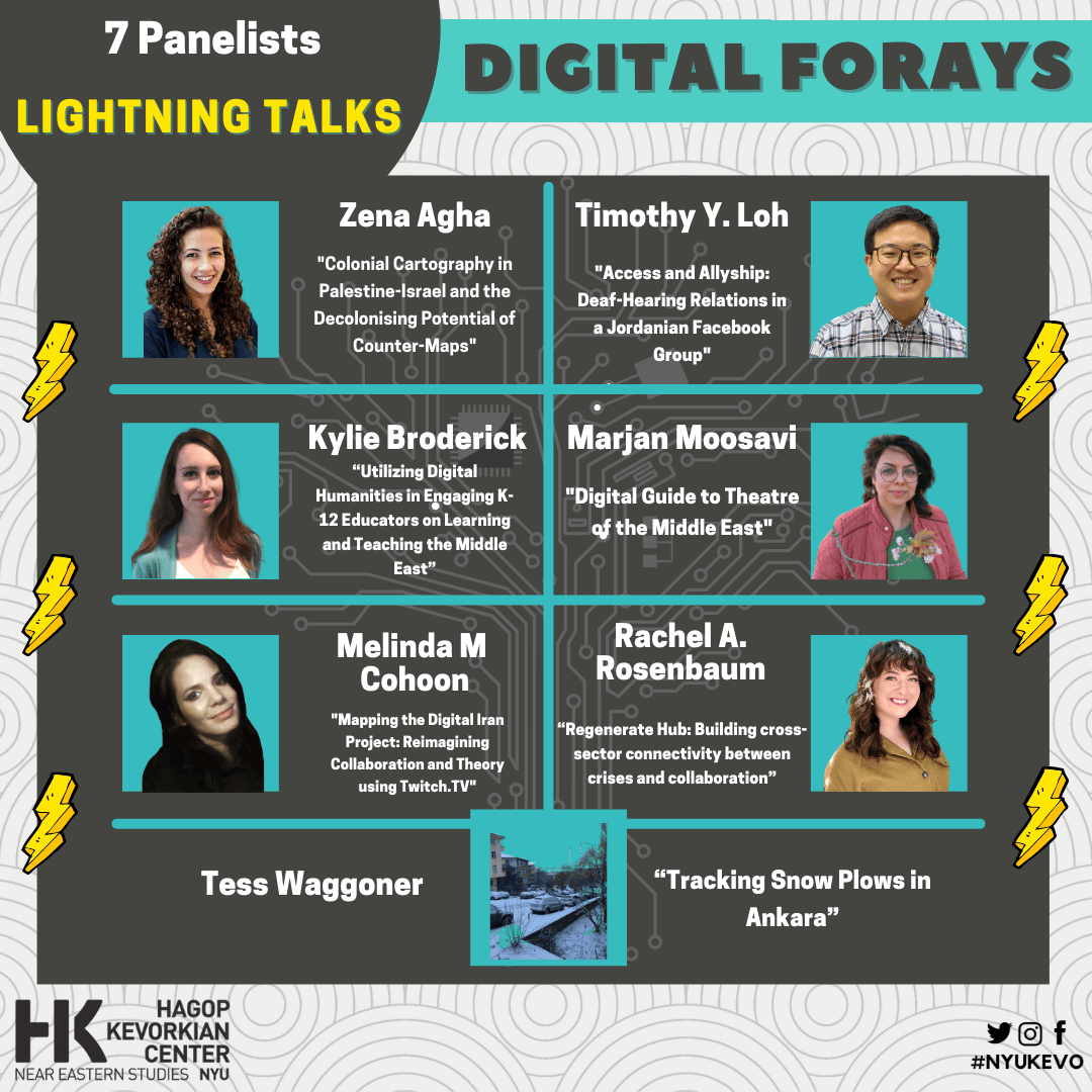 Foray 6 event poster: Lightning Talks from Junior Scholars.